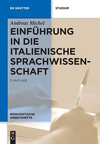 9783110400175: Einfhrung in die italienische Sprachwissenschaft: 55 (Romanistische Arbeitshefte, 55)