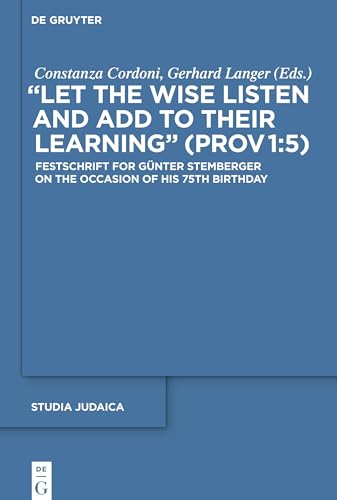 Stock image for Let the Wise Listen and add to Their Learning (Prov 1:5) for sale by ISD LLC