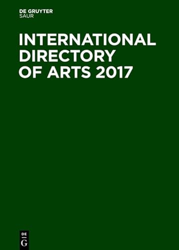 Beispielbild fr International Directory of Arts 2017 zum Verkauf von medimops