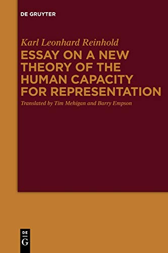 9783110481778: Essay on a New Theory of the Human Capacity for Representation