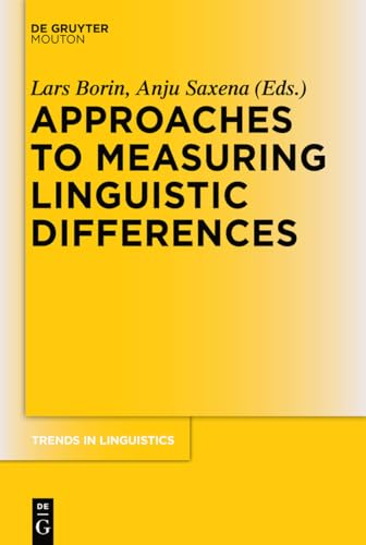 Stock image for Approaches to Measuring Linguistic Differences for sale by Chiron Media