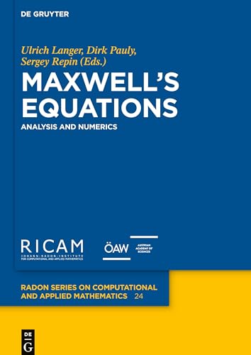 Beispielbild fr Maxwell's Equations : Analysis and Numerics zum Verkauf von Buchpark