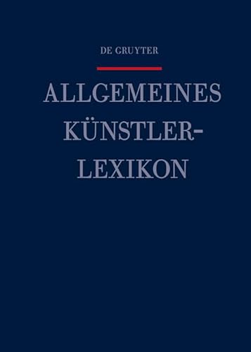 Stock image for Allgemeines Knstlerlexikon (AKL) / Vernet - Voigt, David for sale by Buchpark