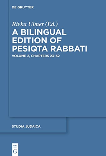 Stock image for Bilingual Edition of Pesiqta Rabbati for sale by ISD LLC