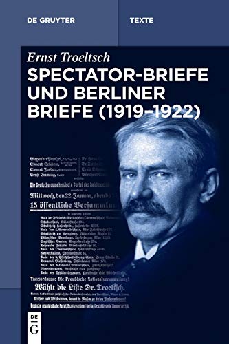 9783110568516: Spectator-briefe Und Berliner Briefe 1919-1922