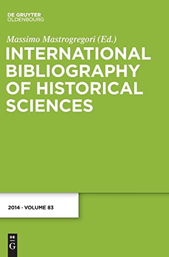 Beispielbild fr International Bibliography of Historical Sciences / 2014 zum Verkauf von Buchpark