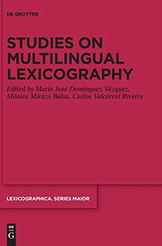 Beispielbild fr Studies on Multilingual Lexicography zum Verkauf von Buchpark