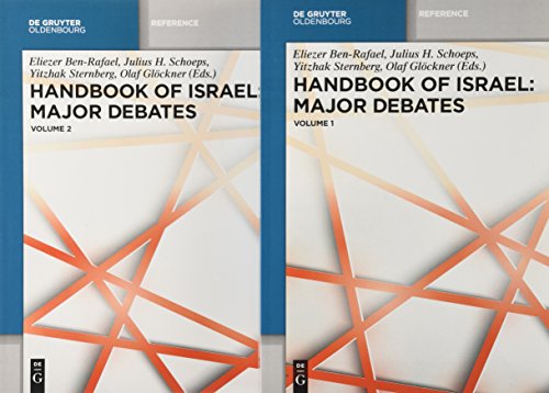 9783110607727: Handbook of Israel: Major Debates