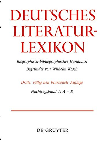 Stock image for Deutsches Literatur-Lexikon / A   E for sale by Buchpark