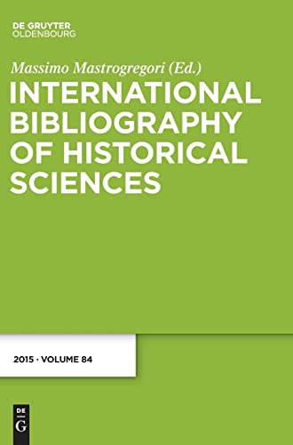 Beispielbild fr International Bibliography of Historical Sciences / 2015 zum Verkauf von Buchpark