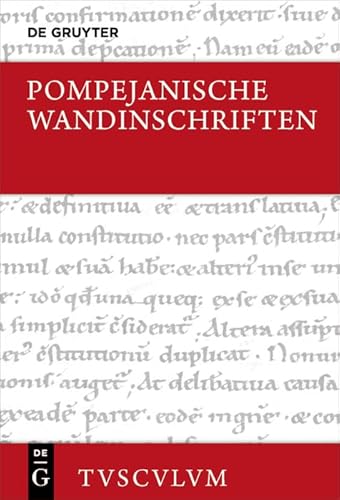 Beispielbild fr Pompejanische Wandinschriften zum Verkauf von Blackwell's