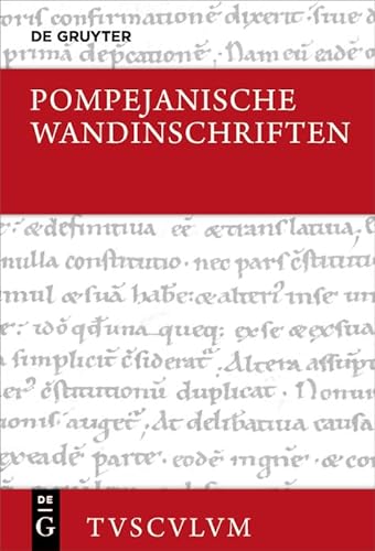 Pompejanische Wandinschriften - Rudolf Wachter (editor)