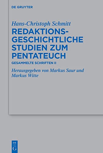 Imagen de archivo de Redaktionsgeschichtliche Studien zum Pentateuch: Gesammelte Schriften II (Issn, 537) (German Edition) a la venta por HPB-Red