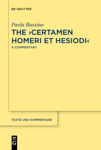 9783110736878: The Certamen Homeri Et Hesiodi: A Commentary: 59
