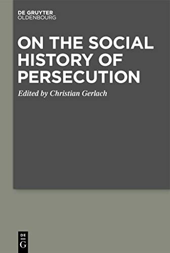 Beispielbild fr On the Social History of Persecution zum Verkauf von Blackwell's