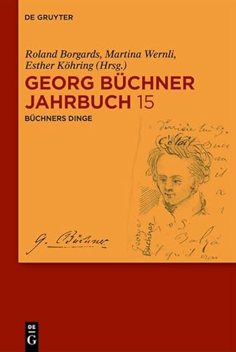 Beispielbild fr Georg Bchner Jahrbuch / Bchners Dinge zum Verkauf von Buchpark