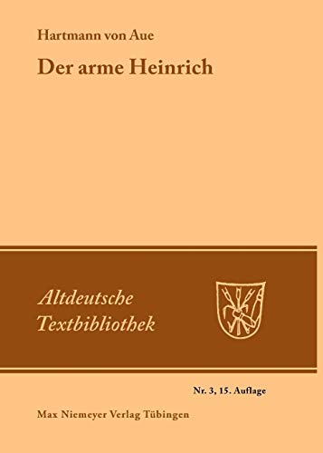 Imagen de archivo de Der arme Heinrich a la venta por Buchpark