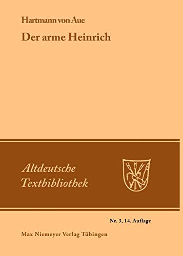 Beispielbild fr Der Arme Heinrich zum Verkauf von Blackwell's