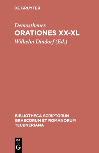 9783110983227: Orationes Xx-xl