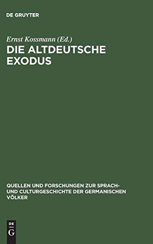 Stock image for Die altdeutsche Exodus for sale by Ria Christie Collections