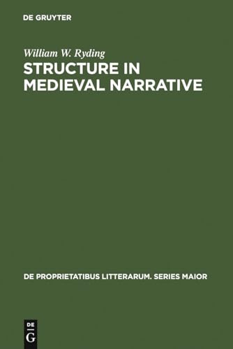 Beispielbild fr Structure in medieval Narrative zum Verkauf von Better World Books