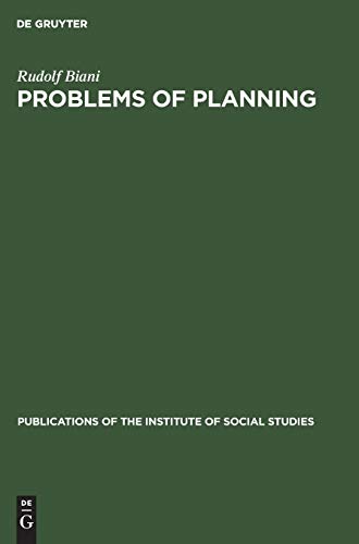 9783110992502: Problems of planning: East and west (Publications of the Institute of Social Studies, 15)