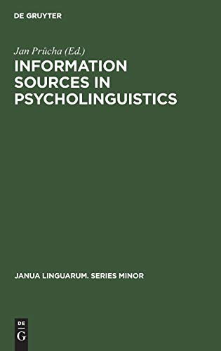 Imagen de archivo de Information sources in psycholinguistics : An interdisciplinary bibliographical handbook a la venta por Buchpark