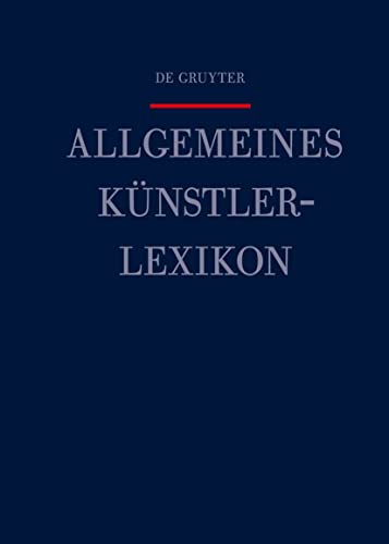 Stock image for Allgemeines Knstlerlexikon (AKL) / Zem&#322;a - Zyx for sale by Jasmin Berger