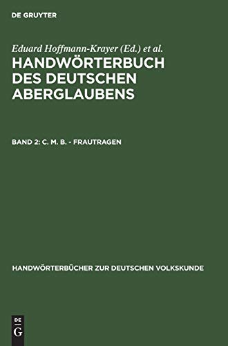 9783110999150: C. M. B. - Frautragen: 170 (Handwrterbcher Zur Deutschen Volkskunde)