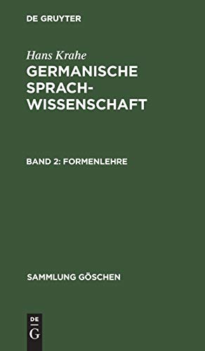 Stock image for Hans Krahe: Germanische Sprachwissenschaft / Formenlehre for sale by Buchpark