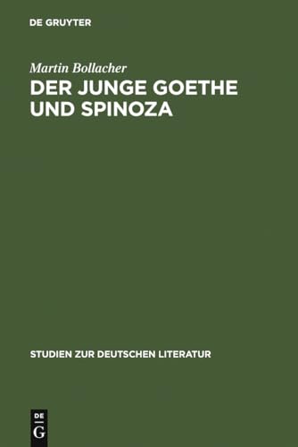 Stock image for Der junge Goethe und Spinoza for sale by Ria Christie Collections
