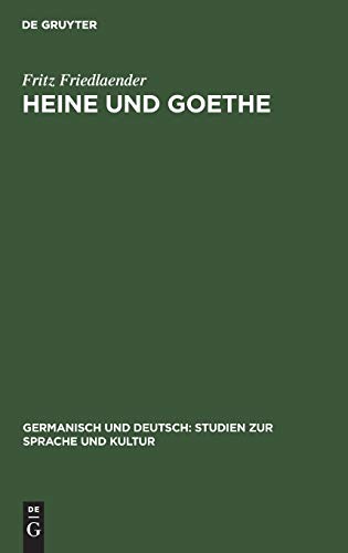 Stock image for Heine und Goethe for sale by Ria Christie Collections