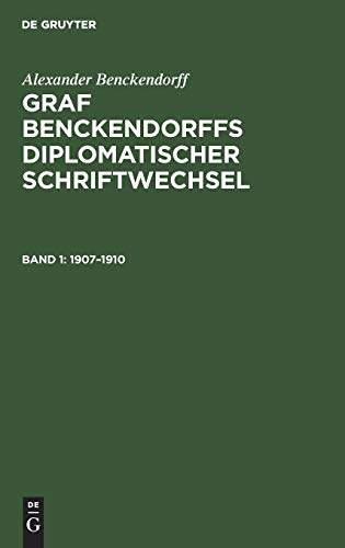 9783111042114: 1907–1910 (German Edition)