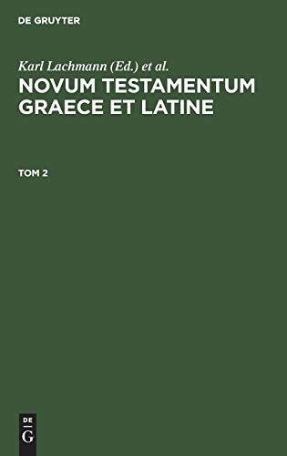Novum Testamentum Graece et Latine. Tom 2 - Phillip Buttmann