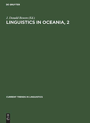 9783111054438: Linguistics in Oceania, 2: 8 (Current Trends in Linguistics, 8, 2)