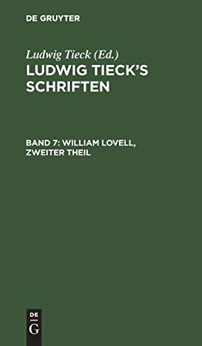 William Lovell, Zweiter Theil - Tieck, Ludwig