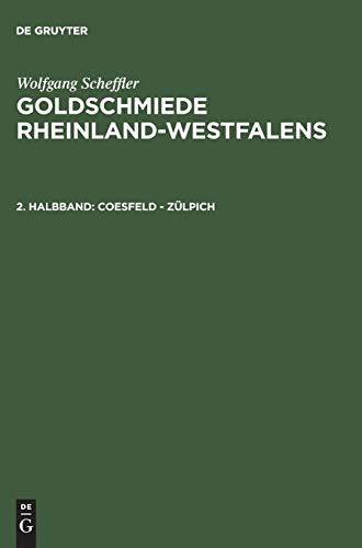 Coesfeld - ZÃ¼lpich (German Edition) (9783111084510) by Scheffler, Wolfgang