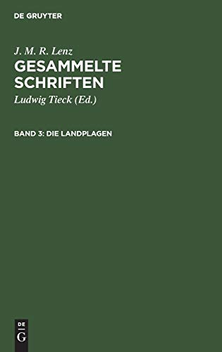 Stock image for Gesammelte Schriften: Die Landplagen: Vol 3 for sale by Revaluation Books