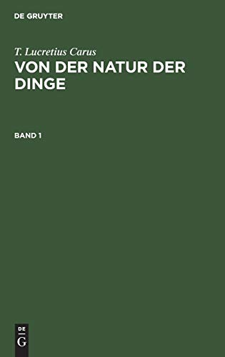 9783111101934: Von der Natur der Dinge