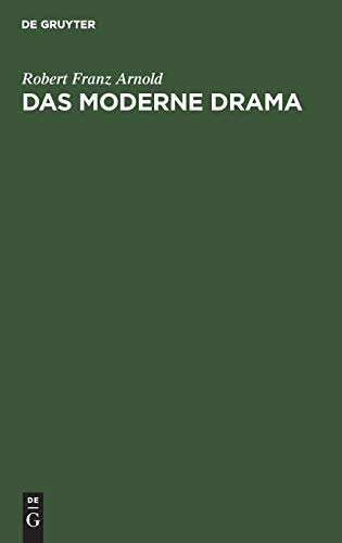 9783111102221: Das moderne Drama