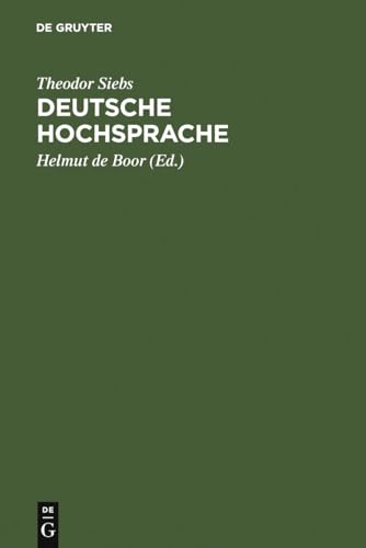 Stock image for Deutsche Hochsprache for sale by Ria Christie Collections