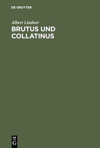 9783111125268: Brutus und Collatinus: Trauerspiel