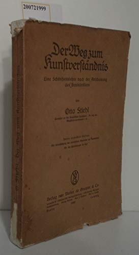 Imagen de archivo de Der Weg zum Kunstverstaendnis a la venta por Buchhandlung-Antiquariat Sawhney