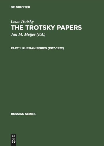 1917â€“1922 (Russian Series) (9783111137926) by Trotsky, Leon