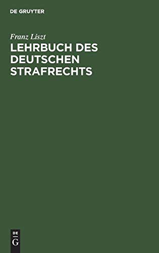 Beispielbild fr Lehrbuch des Deutschen Strafrechts zum Verkauf von Ria Christie Collections