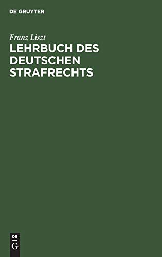 Stock image for Lehrbuch des deutschen Strafrechts for sale by Ria Christie Collections