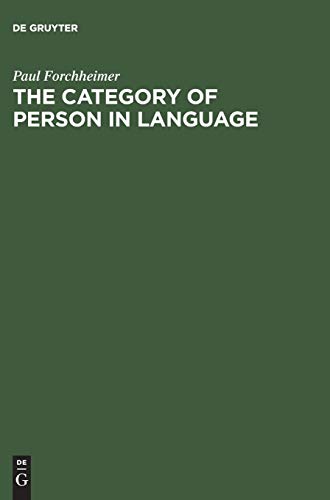 9783111191591: The Category of Person in Language