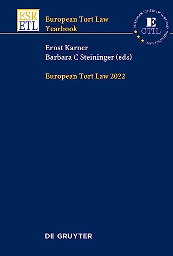 Beispielbild fr European Tort Law Yearbook / 2022 zum Verkauf von Buchpark