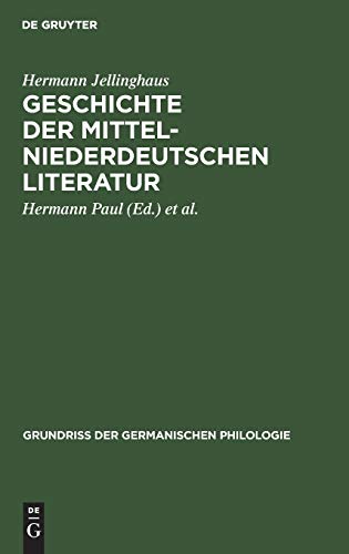 Stock image for Geschichte der mittelniederdeutschen Literatur for sale by Ria Christie Collections