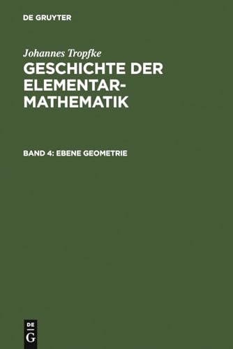 Ebene Geometrie (German Edition) (9783111244457) by Vogel, Kurt